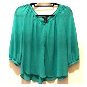 Green H&M Blouse